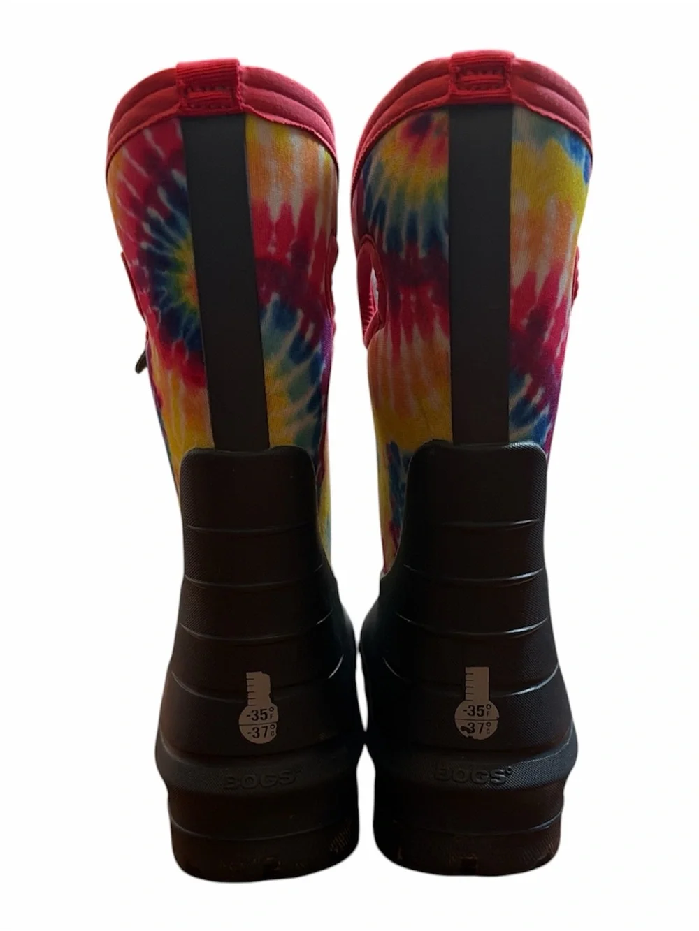 Bogs Tie Dye Waterproof Insulated Boots Youth Size 2 EUC
